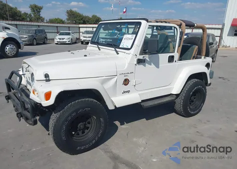 1998 Jeep Wrangler Sahara из США, поврежденный, VIN 1J4FY49S8WP750416